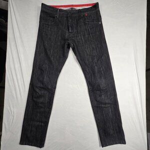 Dainese Jeans Mens 34x30 Black Strokeville Aramid Denim Motorcycle Reinforced